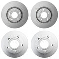Hella Brake Rotors Kit 312mm Front 245mm Rear for Audi A6 (2000–2004)