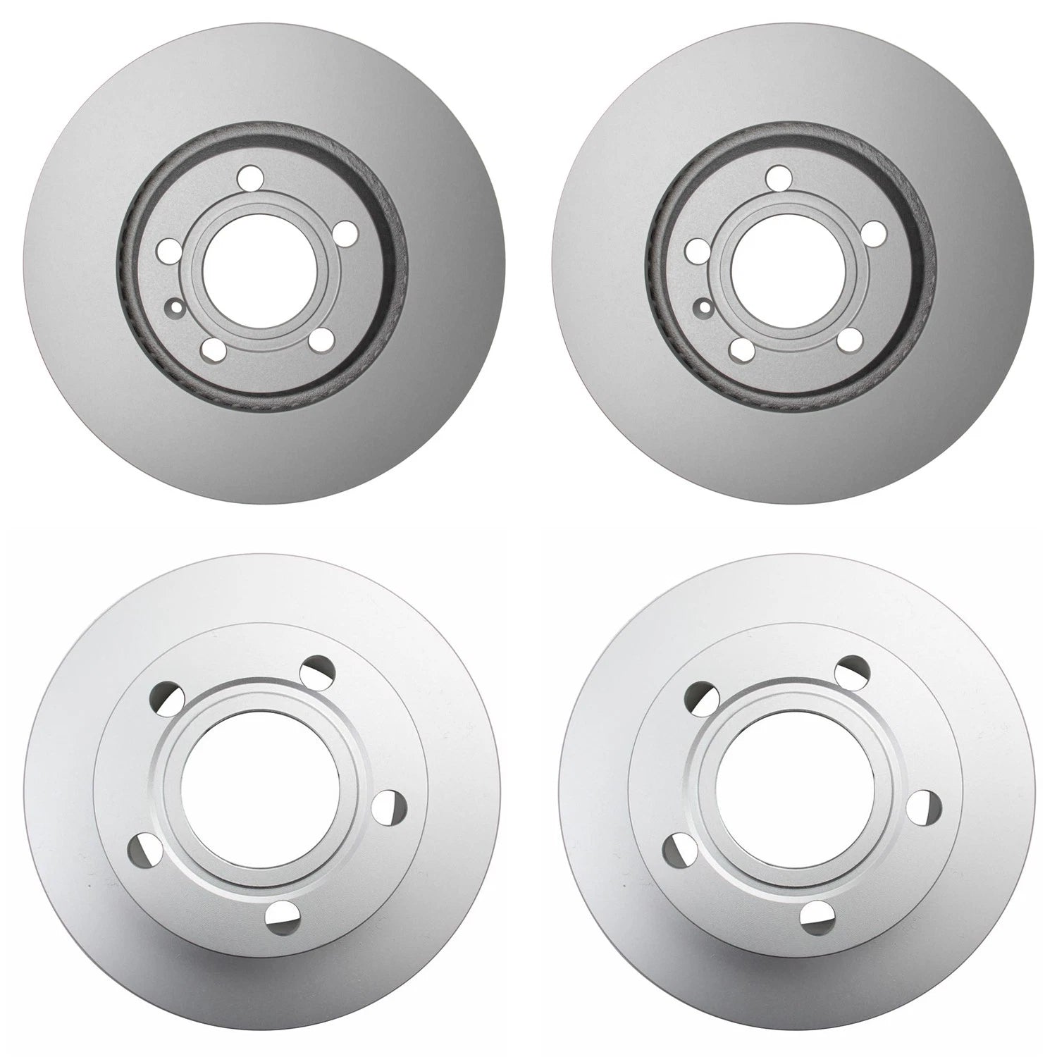 Hella Brake Rotors Kit 312mm Front 245mm Rear for Audi A6 (2000–2004)