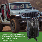 Door Storage Holder for Jeep Wrangler YJ JK JKU JL JLU Gladiator JT (1987–2024)