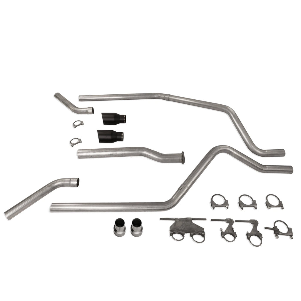 3" Dual Exhaust Kit for Dodge Ram 1500 (2019–2025) DBW Tip Corner E
