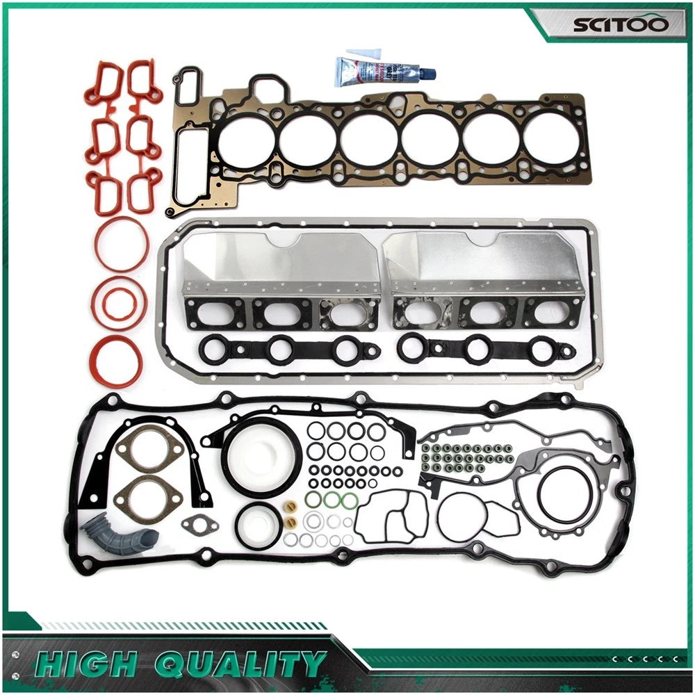 Engine Cylinder Head & Lower Crankcase Gasket 11127501304 for BMW E39 E46 E53 (1997–2006)
