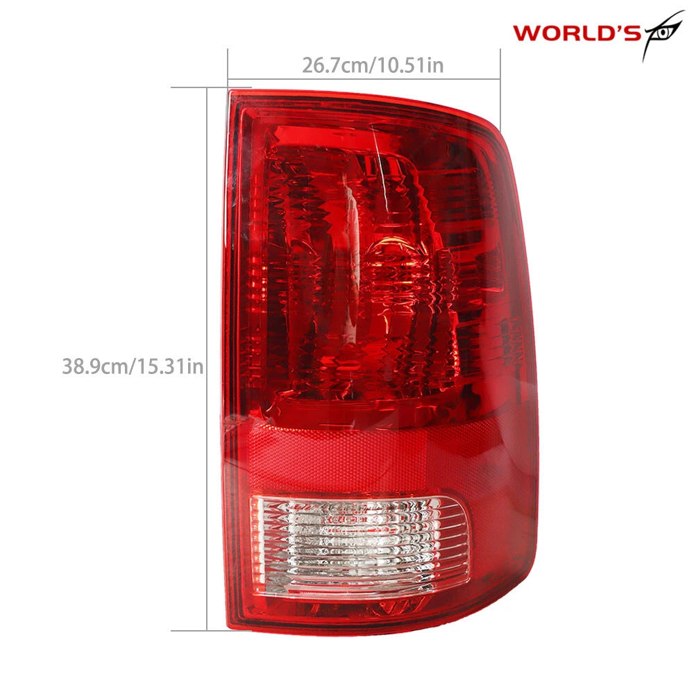 Tail Light for Dodge Ram 1500 2500 3500 (2009–2018) Right Side Red