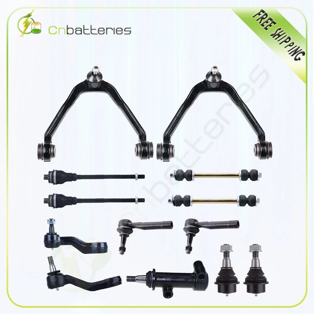 Set of 13 Front Suspension Sway Bar & Tie Rod Kit for Cadillac Escalade (2002–2006)