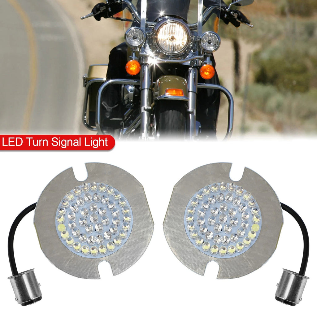 2X 1157 LED Rear Turn Signal Light Bulb for Dyna Touring Electra Glide