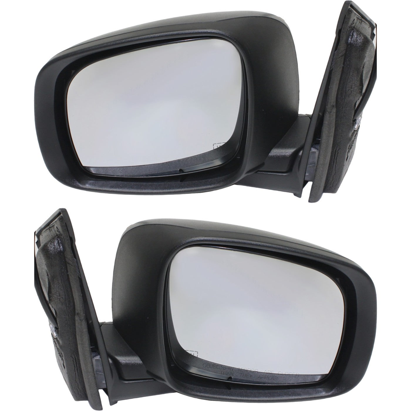 Power Mirror Set of 2 for Dodge Grand Caravan (2008–2020) Heated Black