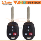 2X Keyless Entry Remote Fob for Toyota Camry Corolla (2015–2019)