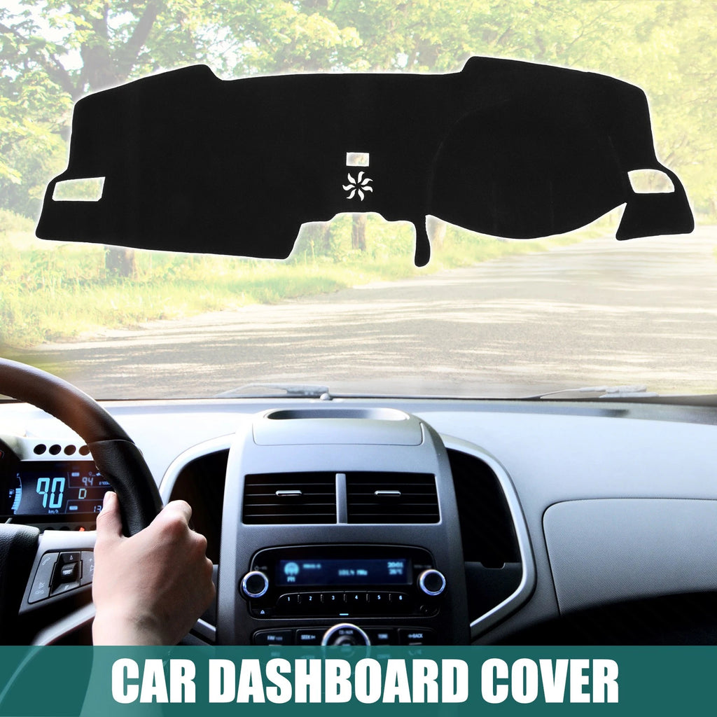 Dashboard Cover for Honda Civic (2020–2023) - Black Polyester Non-slip Mat