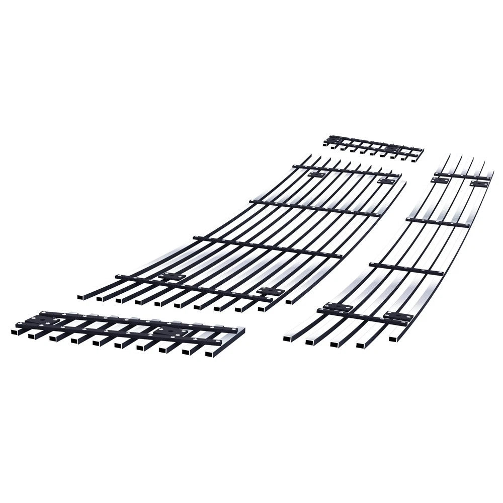 Stainless Chrome Billet Grille Combo for Ford Explorer Sport Trac (2007-2010)