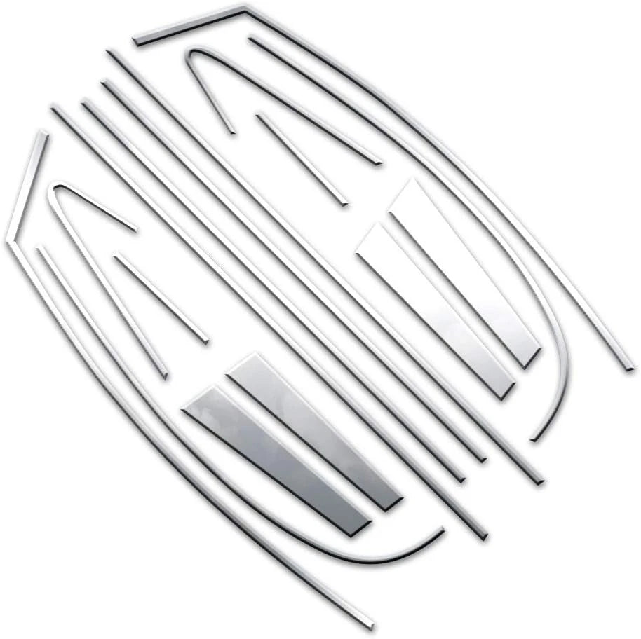 Luxury FX Chrome Window Package with Posts and Sill for Honda Civic (2006–2011)