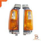 Chrome Grey Corner Turn Signal Light for Nissan Navara D21 (86-92)