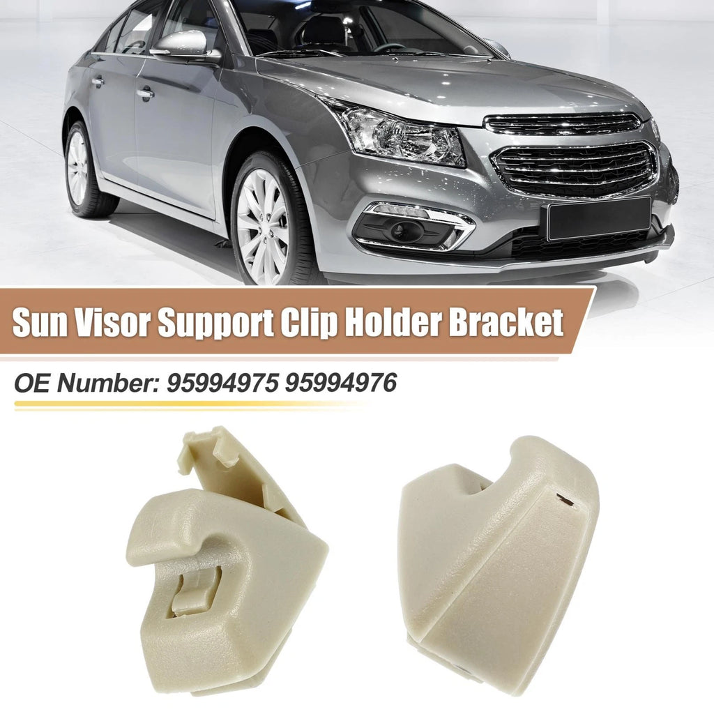 2X Sun Visor Support Clip Retainer 95994975 for Chevrolet Cruze Sonic (2011–2019)