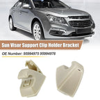 2X Sun Visor Support Clip Retainer 95994975 for Chevrolet Cruze Sonic (2011–2019)