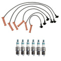 Denso Wire Set & 6 Iridium Power Spark Plugs for Ford 4.0L V6 (1997–2004)