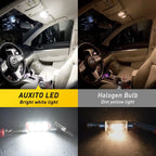 2X LED Festoon License Plate Light Bulbs for Various Vehicles