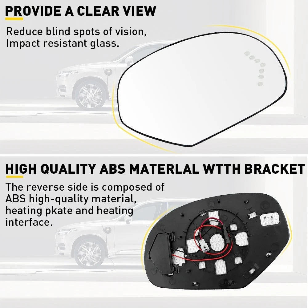 Heated Right Side Mirror Glass for Tahoe Silverado Yukon (2007–2013)