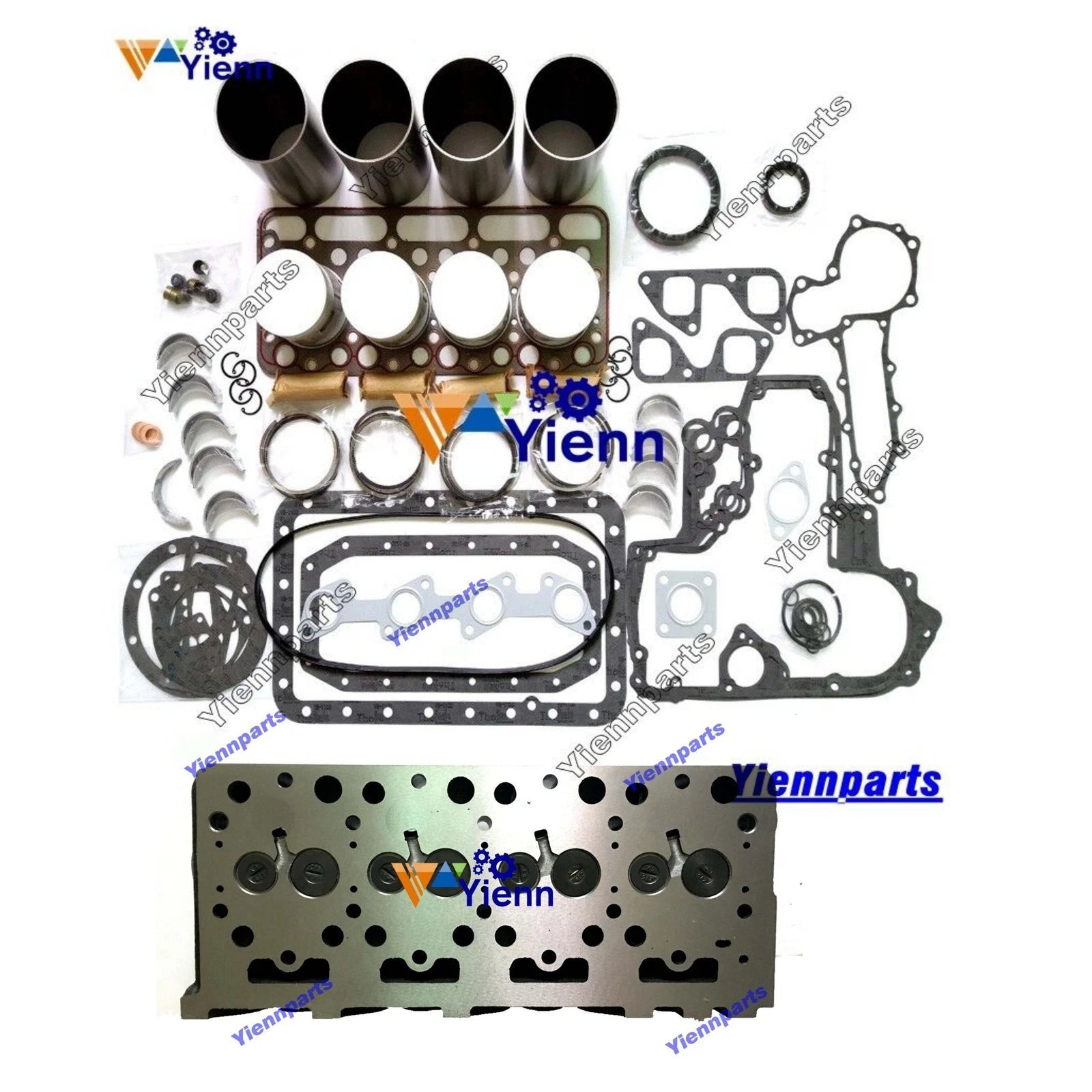 Cylinder Head Overhaul Rebuild Kit for Kubota L3250F L3450F (V1902)