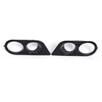 2X Glossy Black Front Fog Light Cover Grille for BMW E46 M3 (2001–2006)
