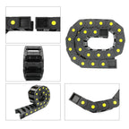 Open Type Cable Drag Chain Wire Carrier for R55 CNC 3D Printer (39"x0.98"x3")