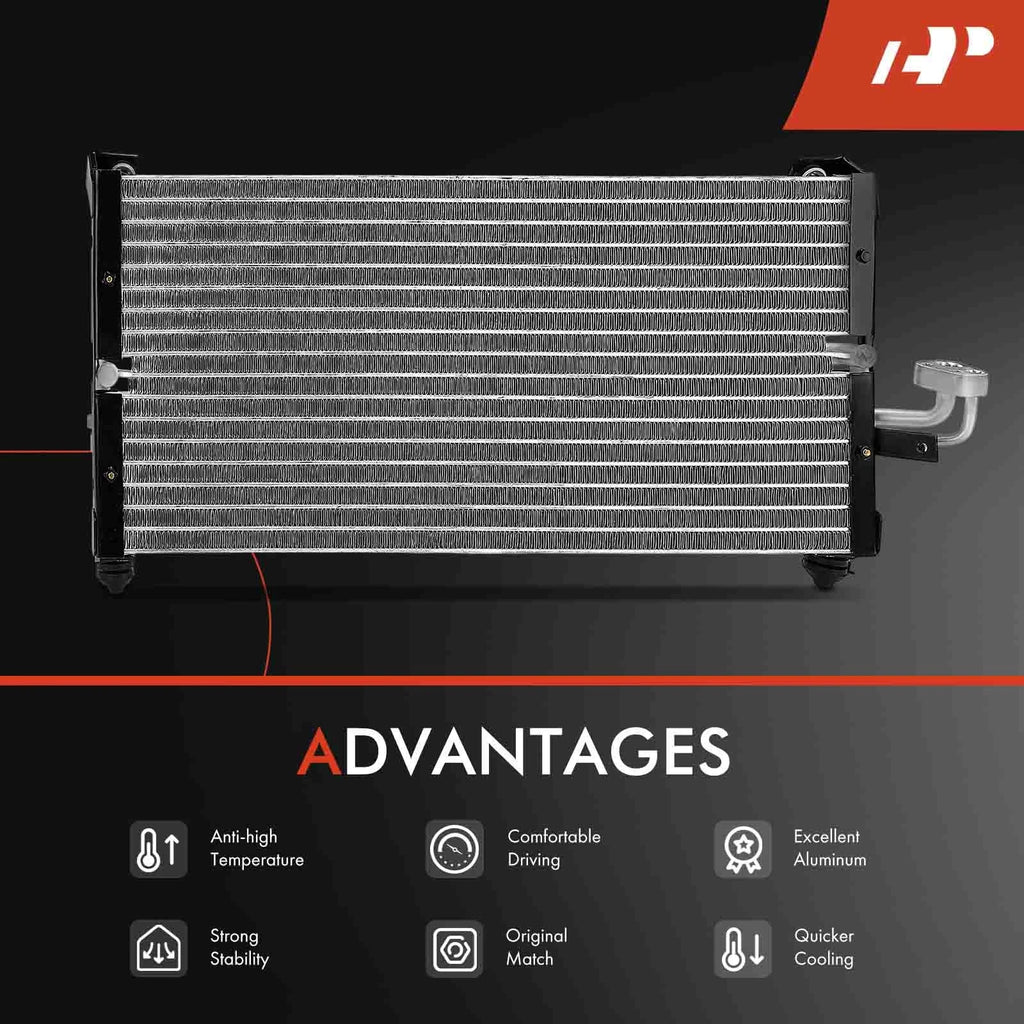 A/C Condenser with Bracket for Dodge Avenger (1995-2000) Mitsubishi Eclipse