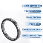 Deep Groove Ball Bearing 6819DD for Scooter Skateboard Wheel (95x120x13mm)