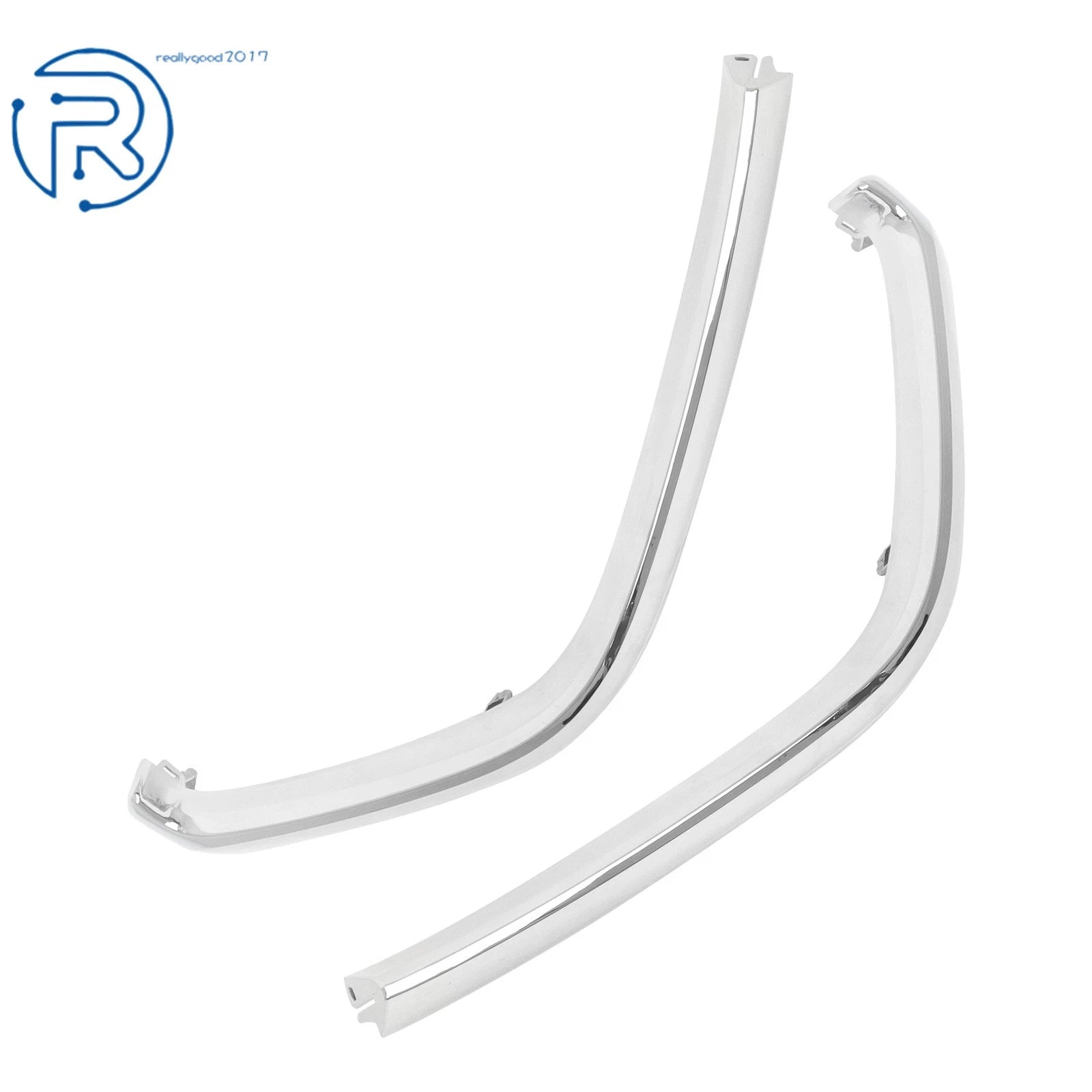 Set of 2 Chrome Grille Surround Trims for Mazda 3 (2017-2018)