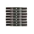 Set of 7 Toothed Mower Blades for John Deere Fairway Mower (TCU51118)
