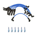 Set of 6 NGK Iridium IX Spark Plugs & Wire Set for Ford E-Series (1988–1991)