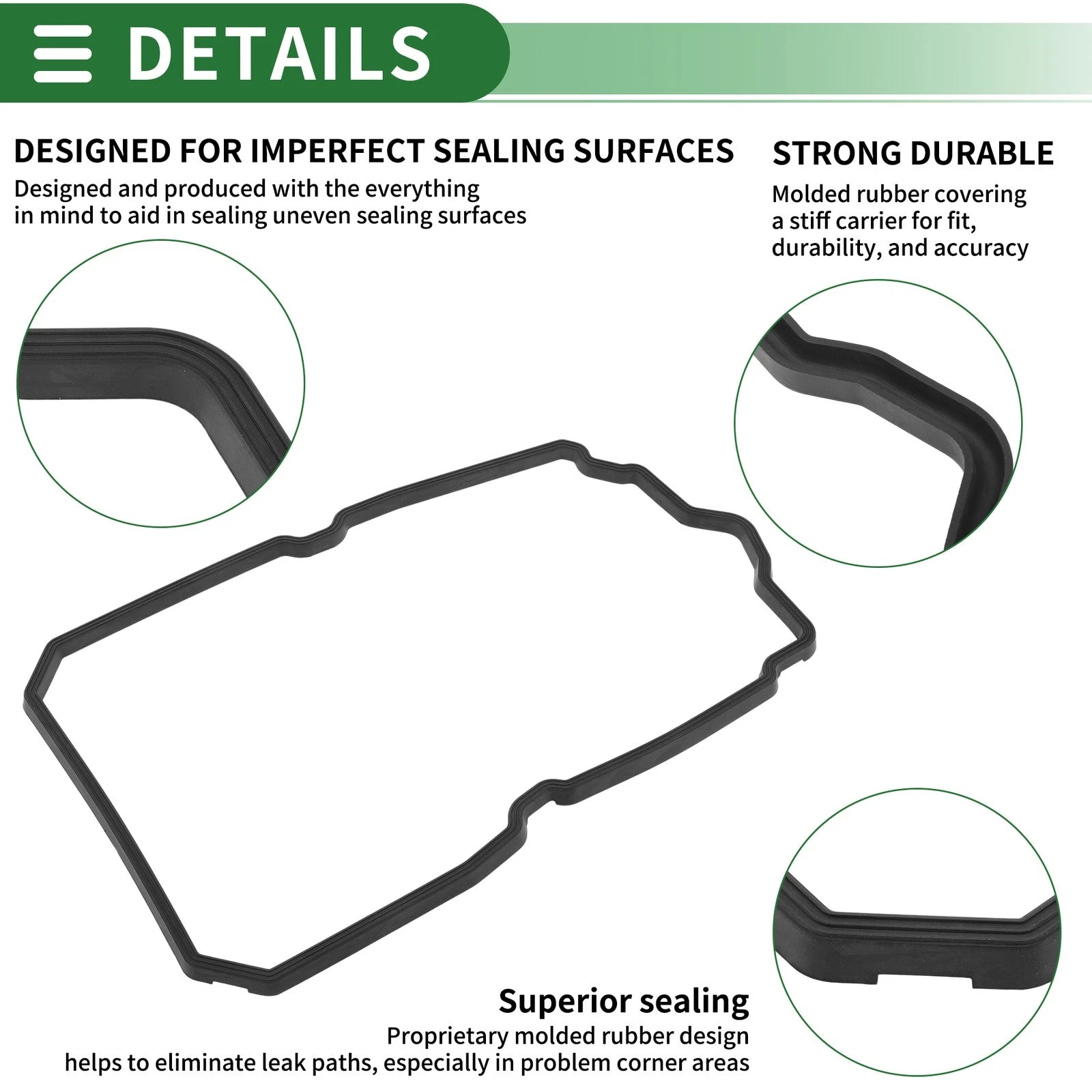 Oil Pan Gasket for Mercedes-Benz CL63 AMG (2008–2012) No.2202770395