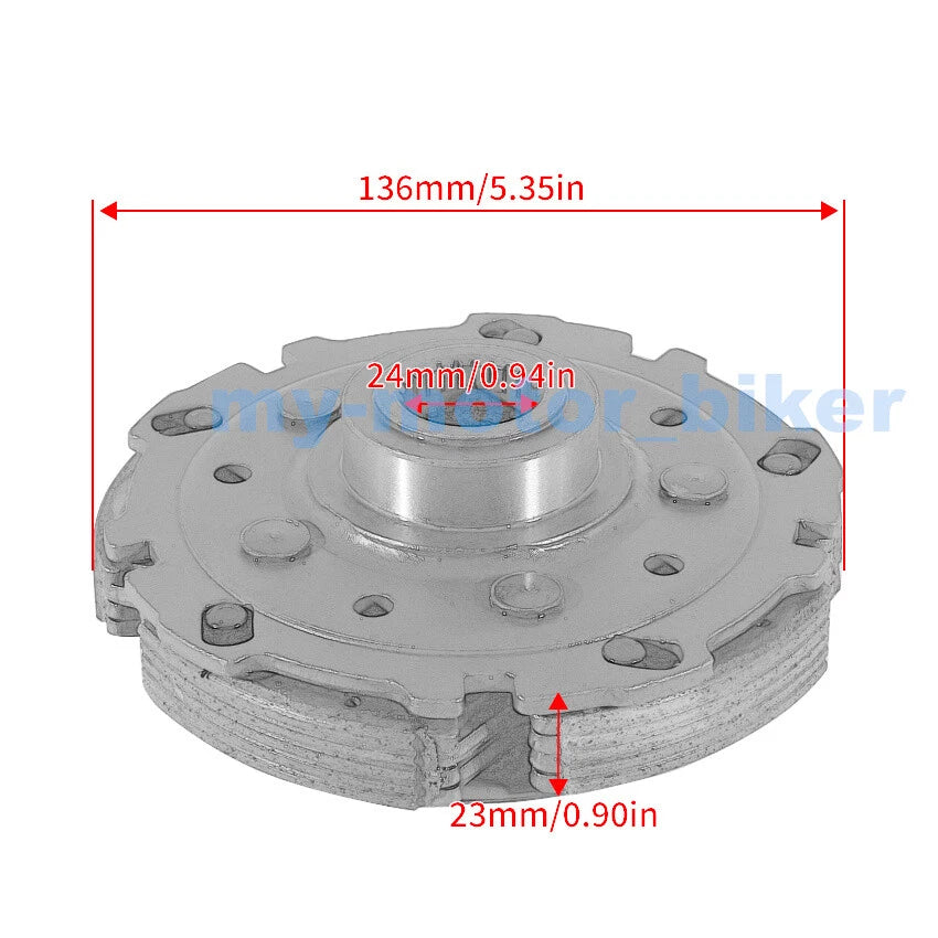 Wet Clutch Centrifugal Carrier Shoes for Suzuki LTA400F Eiger (2002–2007)