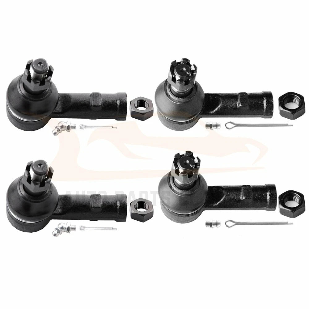 Set of 4 Front Inner & Outer Tie Rods for Isuzu Rodeo Amigo (1991–2004)