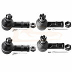 Set of 4 Front Inner & Outer Tie Rods for Isuzu Rodeo Amigo (1991–2004)