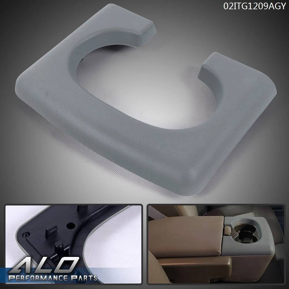 Center Console Cup Holder Pad Cover for Ford F-150 (2004–2014) Grey