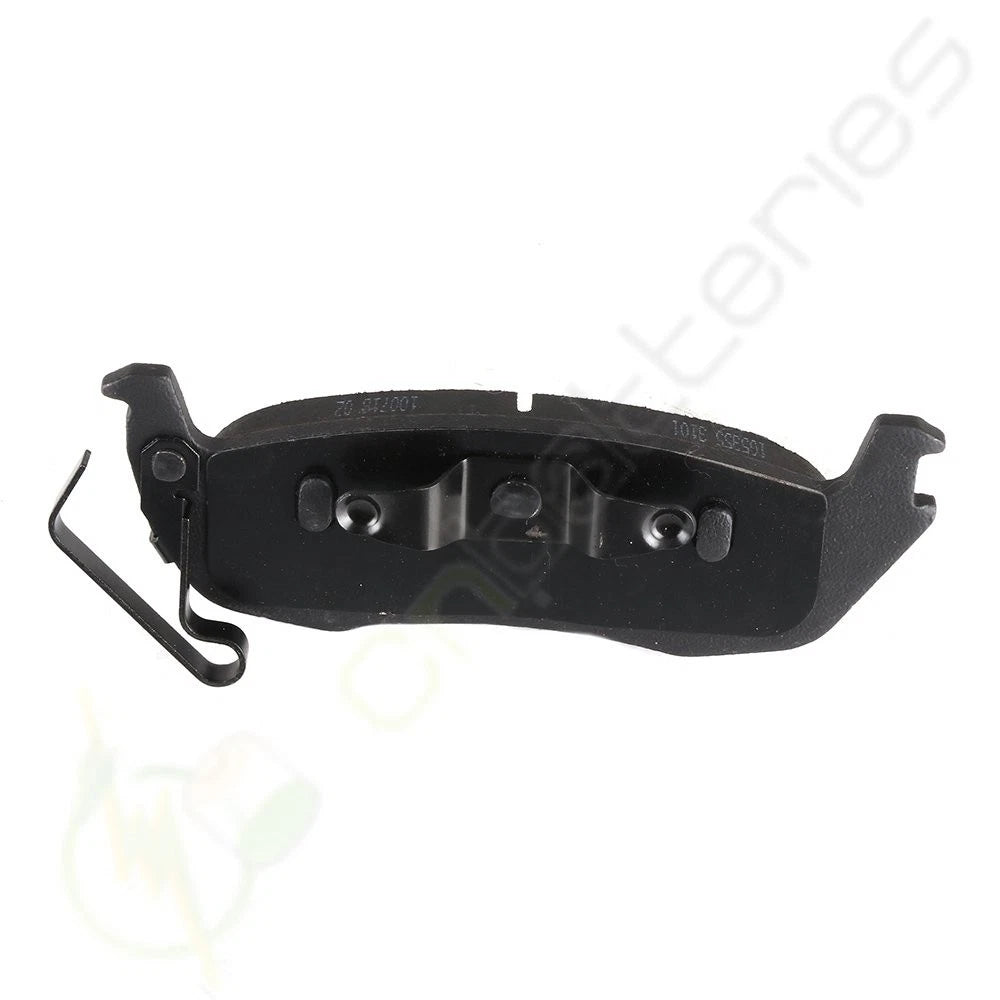 4x Metallic Brake Pads Rear for Jeep Commander (2006–2009) Jeep Grand Cherokee (2005–2009)