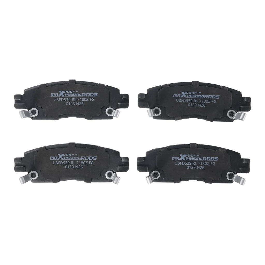 Set of 2 Rear Brake Rotors & Ceramic Pads for GMC Acadia (2007–2016)