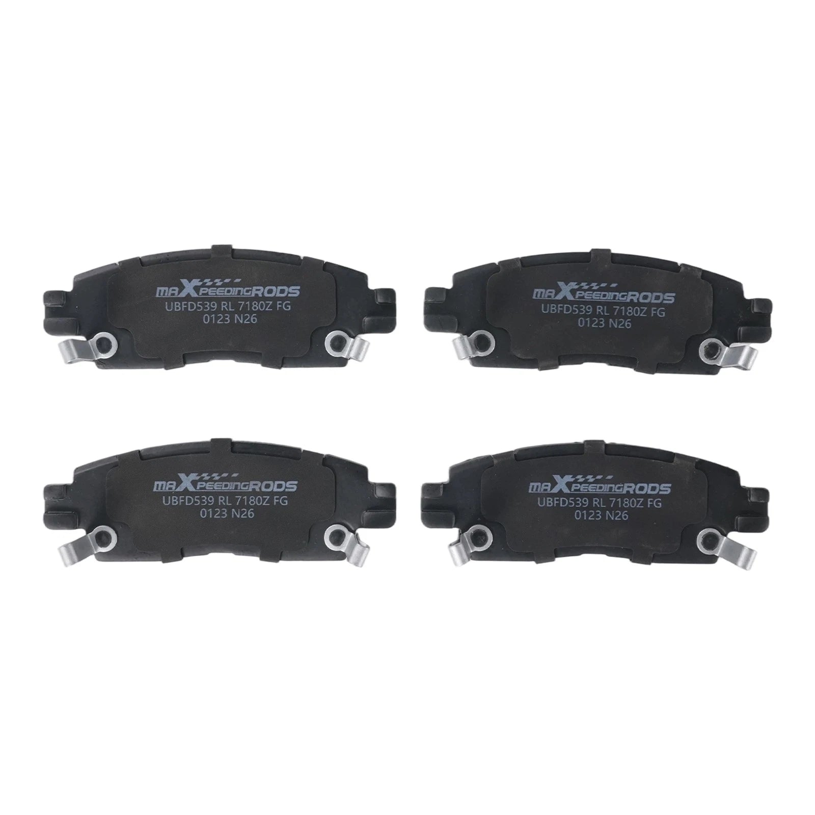 Set of 2 Rear Brake Rotors & Ceramic Pads for GMC Acadia (2007–2016)