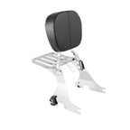 Backrest Sissy Bar & Luggage Rack for Harley Sportster XL 883 1200 (2004–2022)