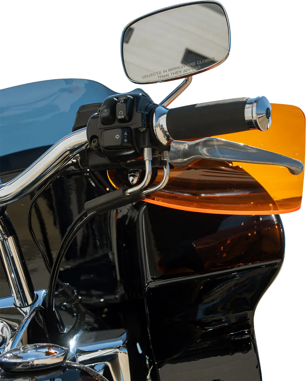 Klock Werks Flare Handguards for Harley-Davidson (2023–2025) - Orange KWS-01-0130-23