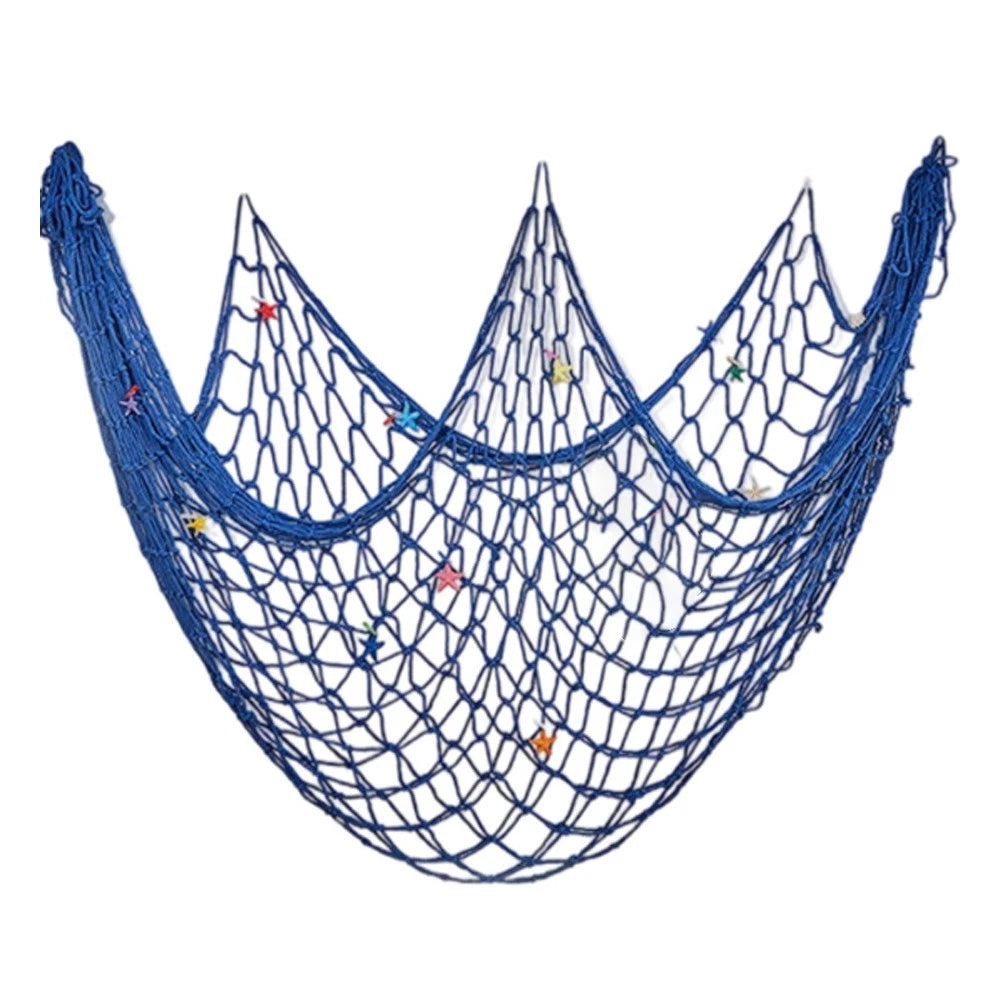Fishing Net Decoration for Marine Theme Rooms (1.5 x 2 Meters)