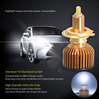2X H7 SMD LED Headlight Bulbs for Conversion Kit (6000K)