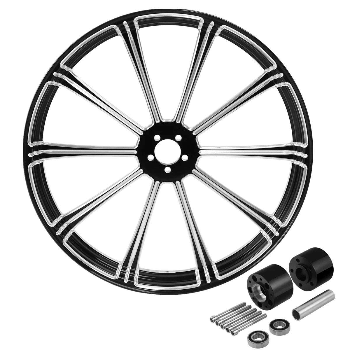 23" Front Wheel Rim for Harley Touring (1997–2021) Dual Disc Hub