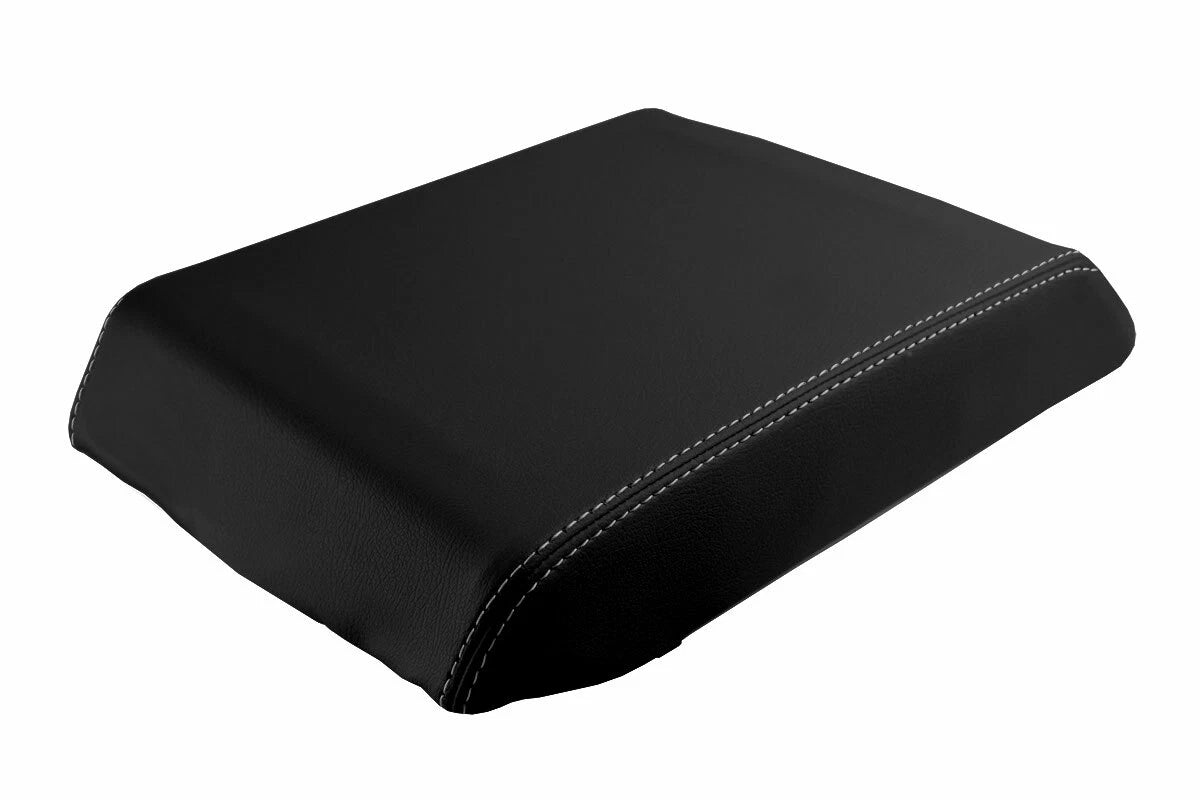 Console Lid Pull Over Cover Leather for Hummer H2 (2003–2007) Gray Stitch