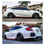 Side Skirt Extension for Honda Civic 4DR Sedan (2016–2020) Type-R Style