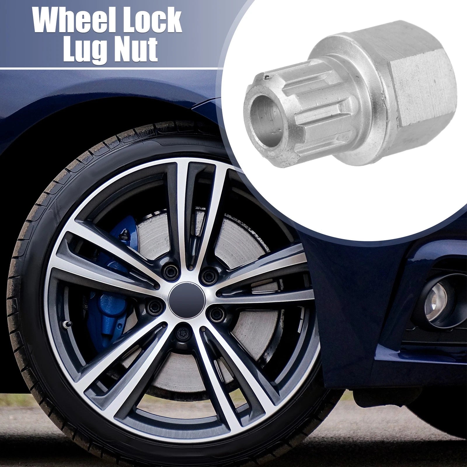 54/9PT Anti Theft Wheel Lock Key for VW Audi 
