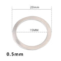 10Pcs Aluminum Bicycle Pedal Spacer Washers for Cycling