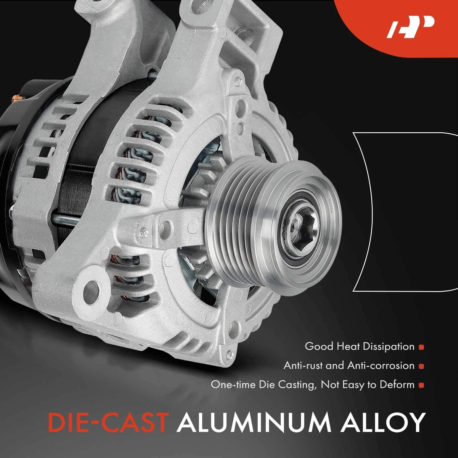Alternator for Chevrolet Equinox GMC Terrain Cadillac 3.6L (2013â2016)