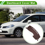 Dashboard Cover for Nissan Tiida (2011–2017) Dash Mat Carpet Brown