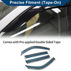 Set of 4 Car Window Deflectors for Mercedes-Benz GLK-Class (2010–2015)