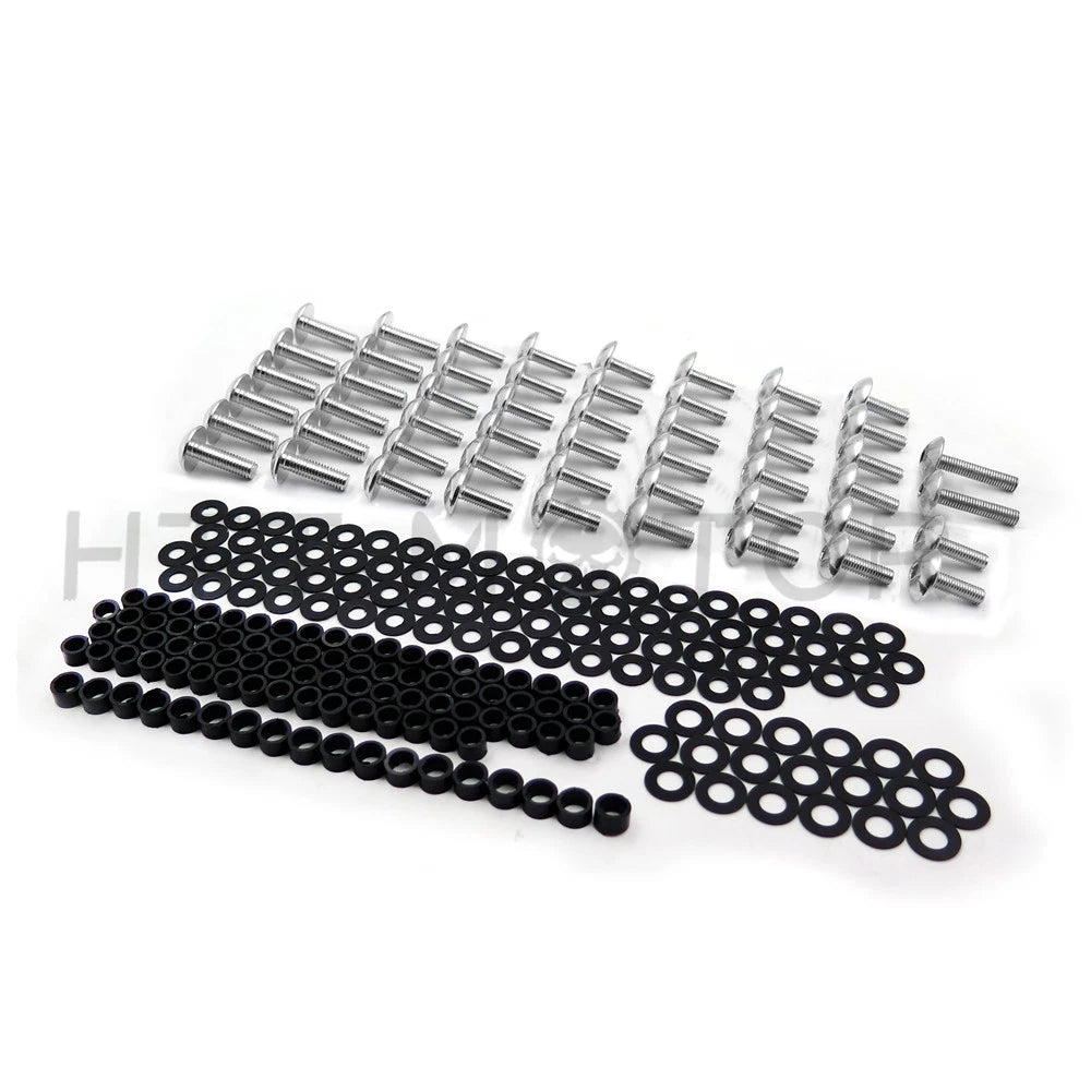 Fairing Bolt Kit for Yamaha YZF R6 (1999–2002) - Silver