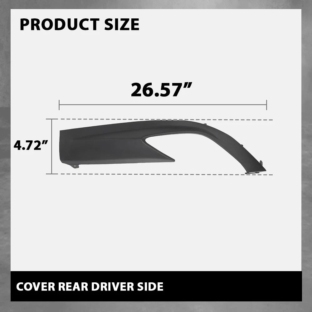 Lower Side Cover Valance for Lexus RX350 (2016–2019) Rear Left