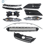 Front Grille with Turning Signal & Fog Lights for Honda Pilot (2016–2018)